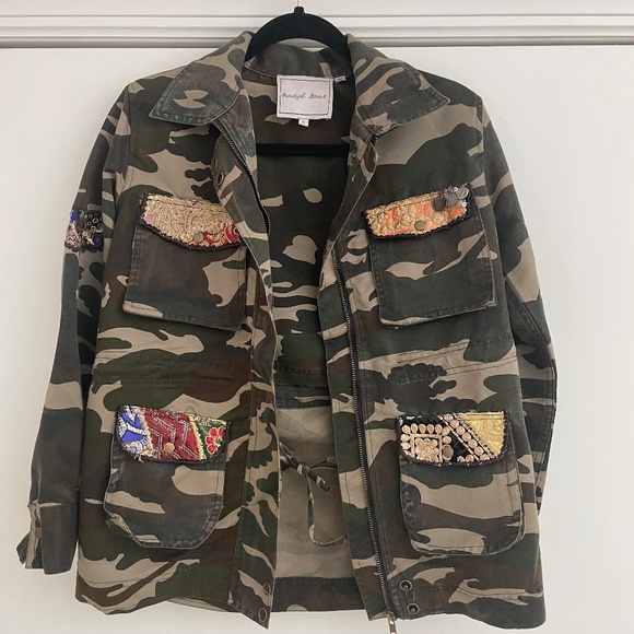 Army printed jacket - Picture 1 of 4
